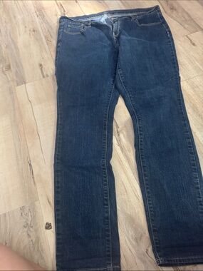 Old Navy Dark Blue Women’s Straight-Leg Jeans